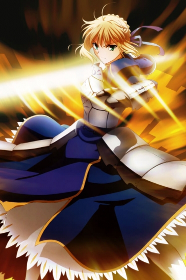 Fate Stay Night セイバー Iphone4 640 960 壁紙 Wallpaperboys Com