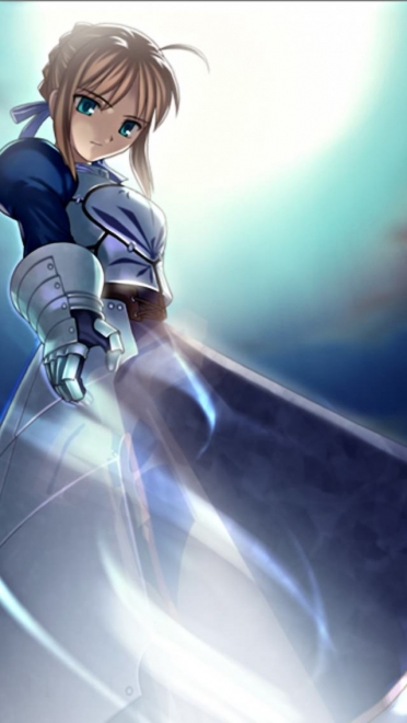 Fate Stay Night セイバー Iphone5 640 1136 壁紙 Wallpaperboys Com