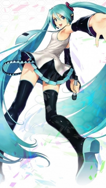 ボーカロイド 初音ミク Iphone5 640 1136 壁紙 Wallpaperboys Com