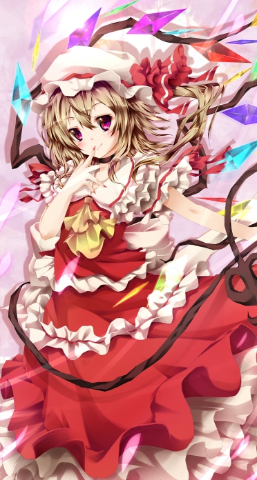 東方project フランドール スカーレット Iphone5 744 1392 壁紙