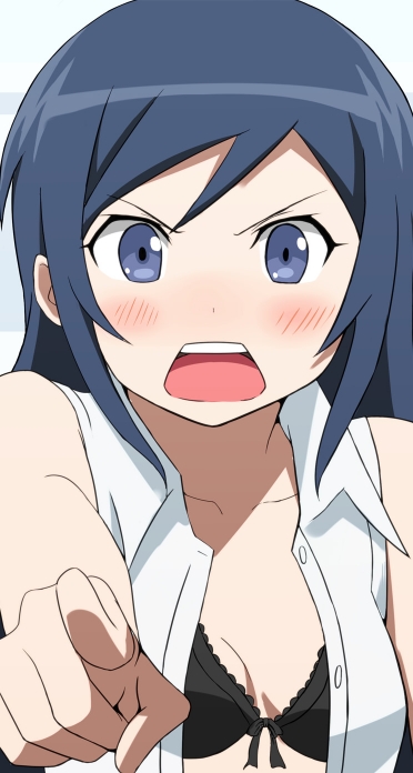 俺の妹がこんなに可愛いわけがない 新垣あやせ Iphone5 744 1392 壁紙 Wallpaperboys Com