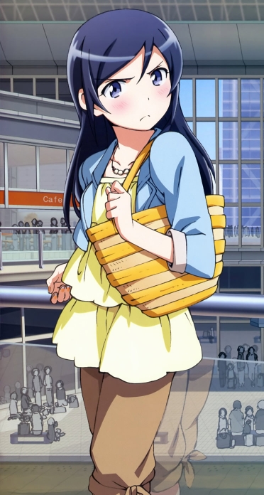 俺の妹がこんなに可愛いわけがない 新垣あやせ Iphone5 744 1392 壁紙 Wallpaperboys Com