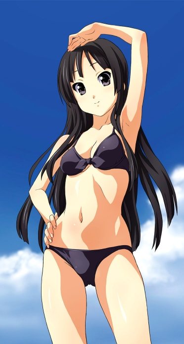 けいおん 秋山澪 Iphone5 744 1392 壁紙 Wallpaperboys Com