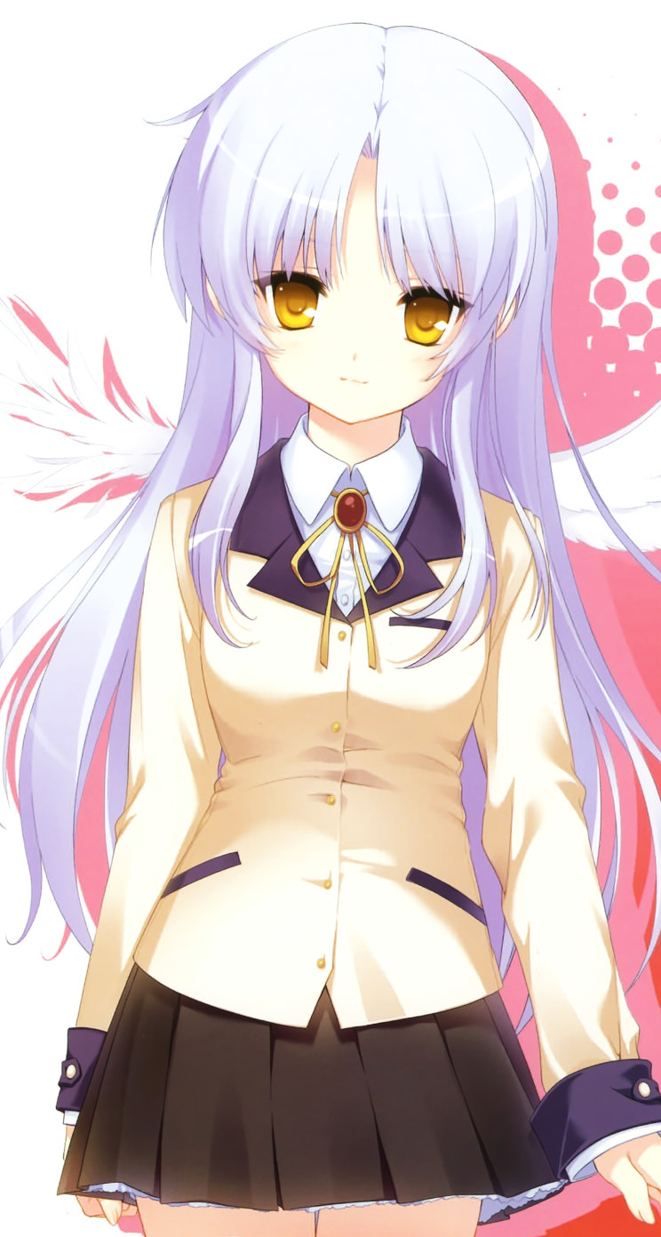 Angel Beats 天使 Iphone5 744 1392 壁紙 Wallpaperboys Com