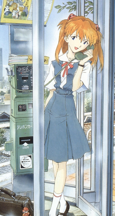 エヴァンゲリオン 惣流 アスカ ラングレー Iphone5 744 1392 壁紙 Wallpaperboys Com