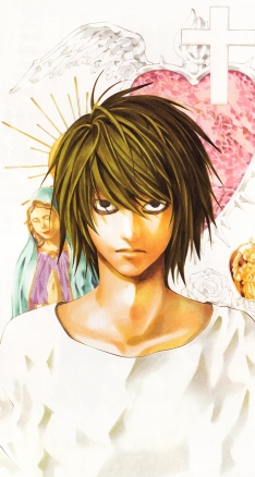 Death Note L メロ ニア Iphone5 744 1392 壁紙 Wallpaperboys Com
