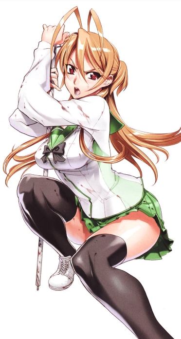 学園黙示録 Highschool Of The Dead 宮本麗 Iphone5 744 1392 壁紙 Wallpaperboys Com