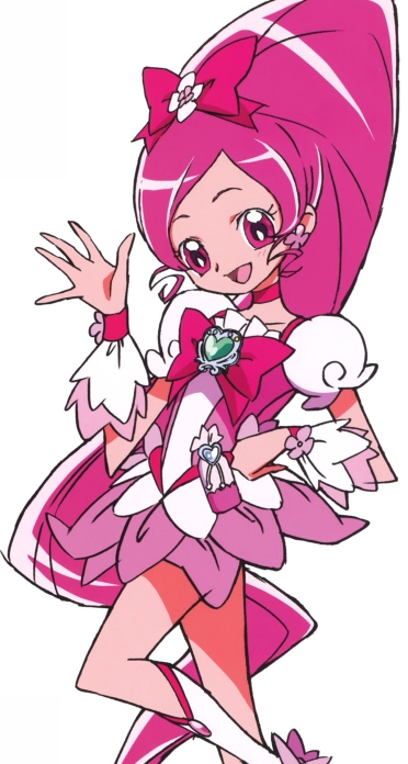 ハートキャッチプリキュア 花咲つぼみ Iphone5 744 1392 壁紙 Wallpaperboys Com