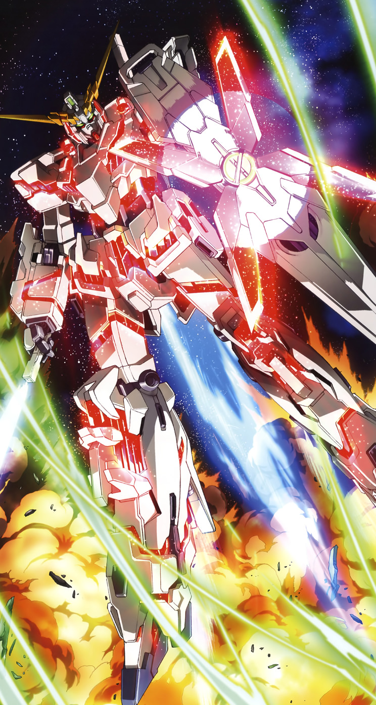 機動戦士ガンダムuc ユニコーンガンダム Iphone5 744 1392 壁紙 Wallpaperboys Com