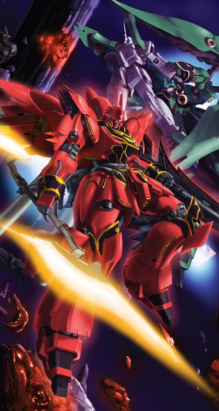 機動戦士ガンダムuc クシャトリヤ シナンジュ Iphone5 744 1392 壁紙 Wallpaperboys Com