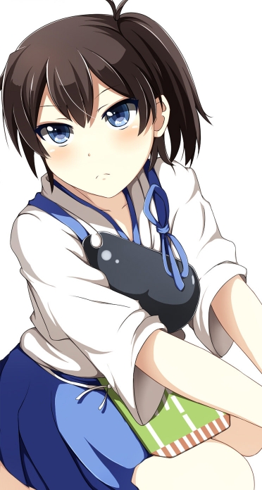 艦隊これくしょん 艦これ 加賀 Iphone5 744 1392 壁紙 Wallpaperboys Com