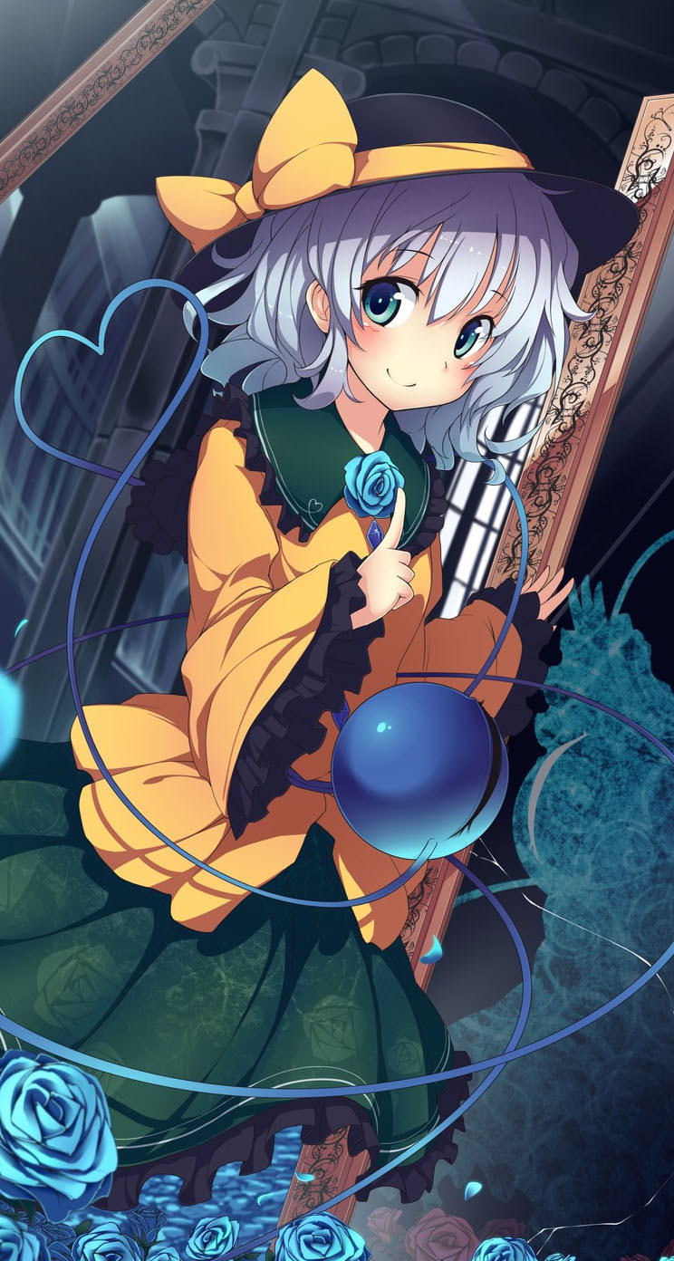 東方project 古明地こいし Iphone5 744 1392 壁紙 Wallpaperboys Com