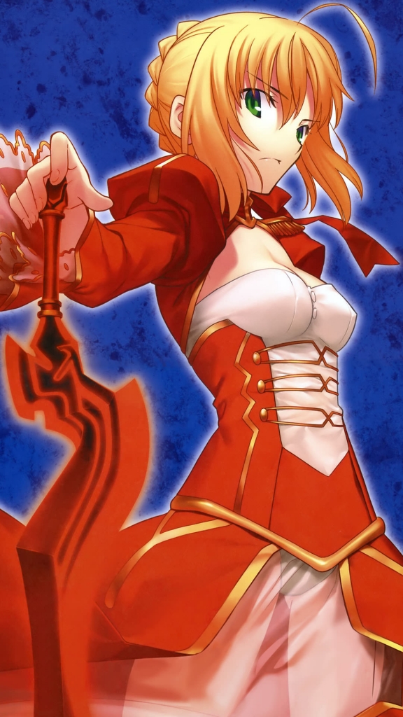 Fate Stay Night セイバー ブライド セイバー Fate Extra 武内崇 Iphone6 Plus 1080 19 壁紙 Wallpaperboys Com