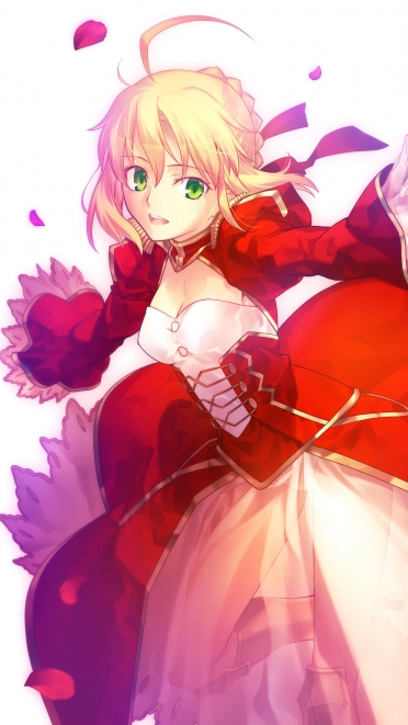 Fate Stay Night Fate Extra セイバー ブライド セイバー Fate Extra 武内崇 Iphone6 Plus 1080 19 壁紙 Wallpaperboys Com