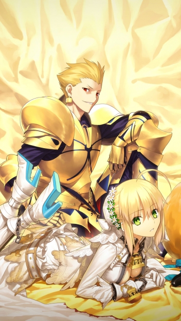 Fate Stay Night Fate Extra セイバー ギルガメッシュ Iphone6 Plus 1080 19 壁紙 Wallpaperboys Com