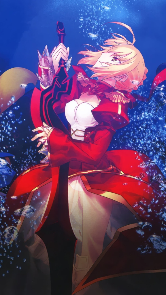 Fate Stay Night セイバー ブライド セイバー Fate Extra 武内崇 Iphone6 Plus 1080 19 壁紙 Wallpaperboys Com