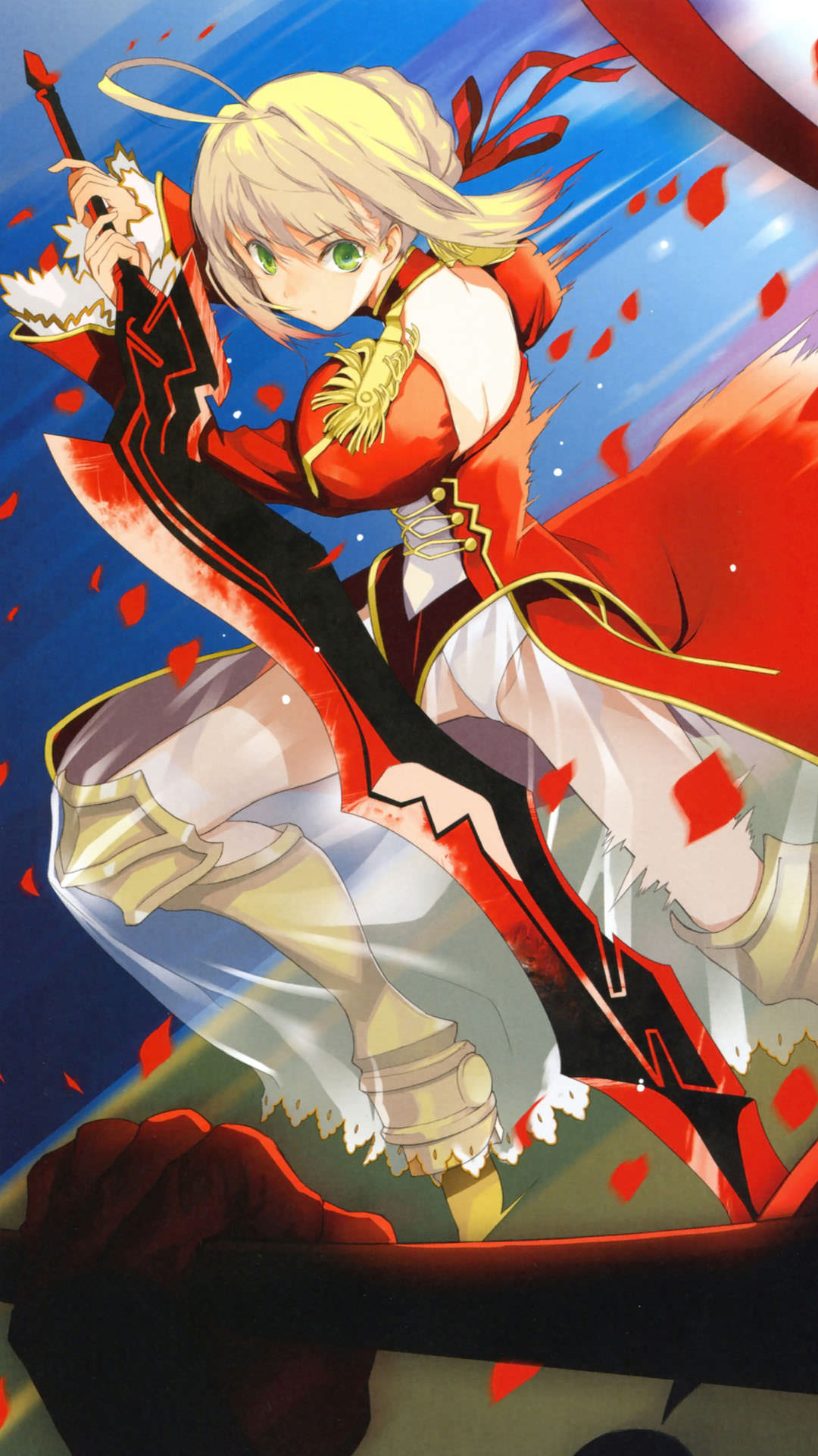 Fate Stay Night Fate Extra セイバー ブライド セイバー Fate Extra Iphone6 Plus 1080 19 壁紙 Wallpaperboys Com
