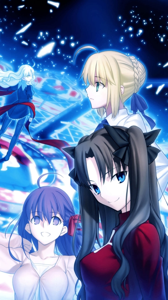 Fate Stay Night Fate Hollow Ataraxia カレン オルテンシア 間桐桜 セイバー 遠坂凛 武内崇 Iphone6 Plus 1080 19 壁紙 Wallpaperboys Com