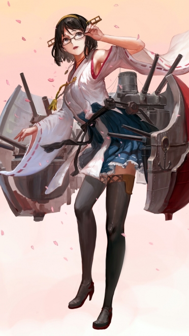 艦隊これくしょん 艦これ 霧島 Iphone6 Plus 1080 X 19 壁紙 Wallpaperboys Com