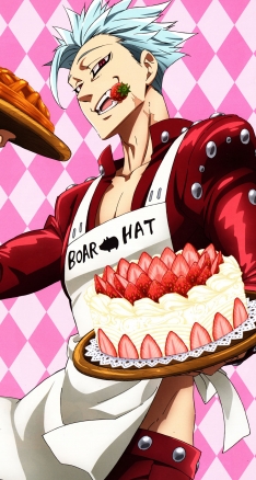 七つの大罪 バン メリオダス Iphone6 750 X 1334 壁紙 Wallpaperboys Com