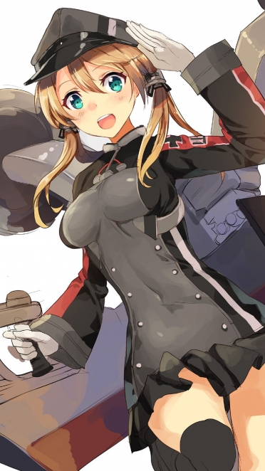 艦隊これくしょん 艦これ プリンツ オイゲン Iphone6 750 X 1334 壁紙 Wallpaperboys Com
