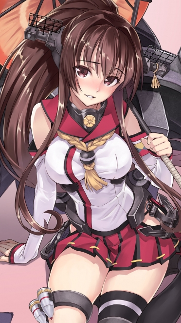 艦隊これくしょん 艦これ 大和 松竜 Iphone6 Plus 1080 X 19 壁紙 Wallpaperboys Com