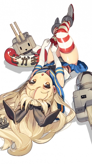 艦隊これくしょん 艦これ 島風 連装砲ちゃん Iphone6 750 X 1334 壁紙 Wallpaperboys Com