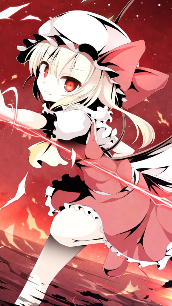 東方project フランドール スカーレット Iphone6 750 X 1334 壁紙 Wallpaperboys Com