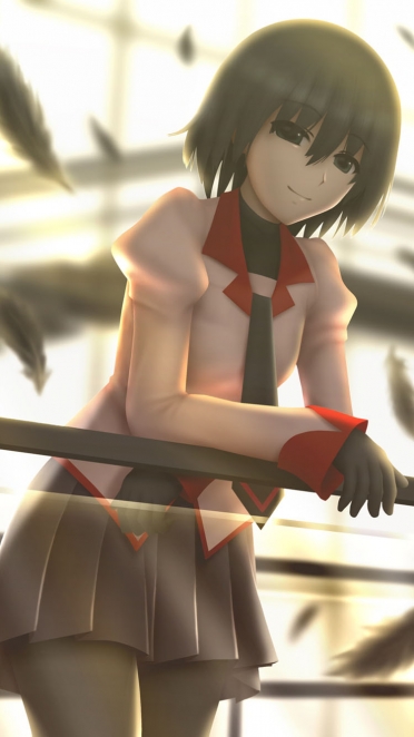 物語 シリーズ 化物語 忍野扇 Siraha Iphone6 750 X 1334 壁紙 Wallpaperboys Com