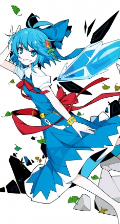 チルノ Iphone 壁紙一覧 Wallpaperboys Com