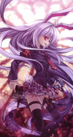 東方project 鈴仙 優曇華院 イナバ Iphone5 744 1392 壁紙 Wallpaperboys Com