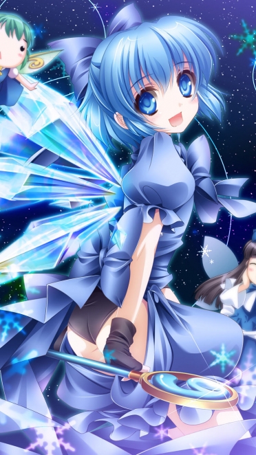 東方project チルノ Iphone6 750 X 1334 壁紙 Wallpaperboys Com