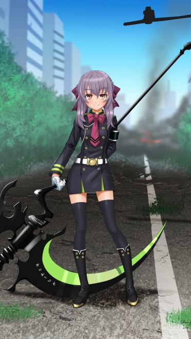 終わりのセラフ 柊シノア Iphone6 Plus 1080 X 19 壁紙 Wallpaperboys Com