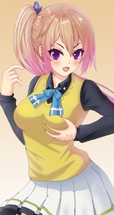 無彩限のファントム ワールド 川神舞 Iphone6 Plus 1080 X 19 壁紙 Wallpaperboys Com