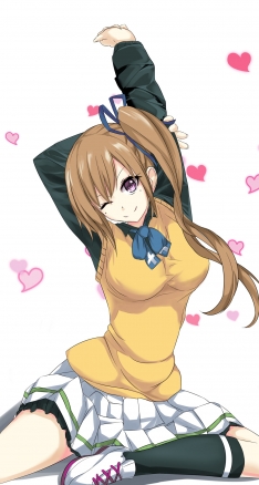 無彩限のファントム ワールド 川神舞 Iphone6 Plus 1080 X 19 壁紙 Wallpaperboys Com