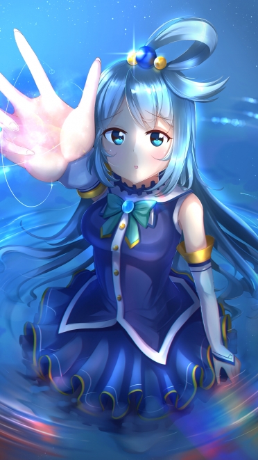 この素晴らしい世界に祝福を アクア この素晴らしい世界に祝福を Iphone6 Plus 1080 X 19 壁紙 Wallpaperboys Com