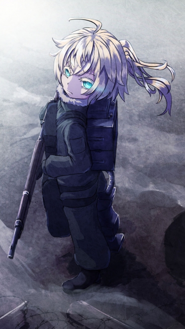 幼女戦記 ターニャ デグレチャフ Iphone7 750 X 1334 壁紙 Wallpaperboys Com