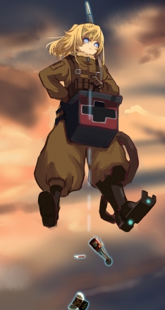 幼女戦記 ターニャ デグレチャフ Iphone8 Plus 1080 19 壁紙 Wallpaperboys Com