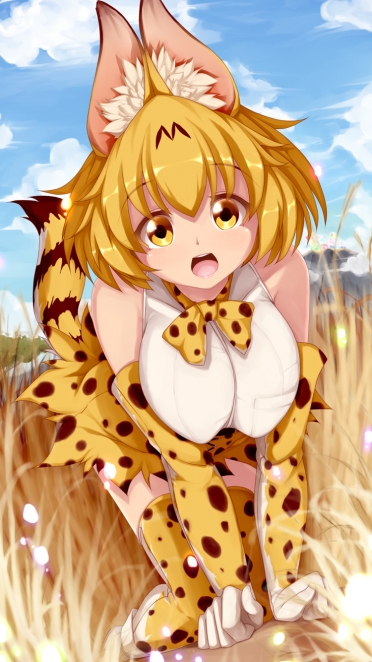 けものフレンズ サーバル Iphone7 750 X 1334 壁紙 Wallpaperboys Com