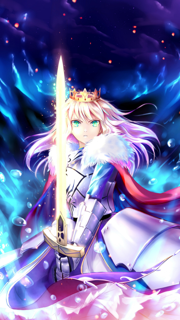 Fate Stay Night Fate Grand Order セイバー Iphone8 Plus 1080 X 19 壁紙 Wallpaperboys Com