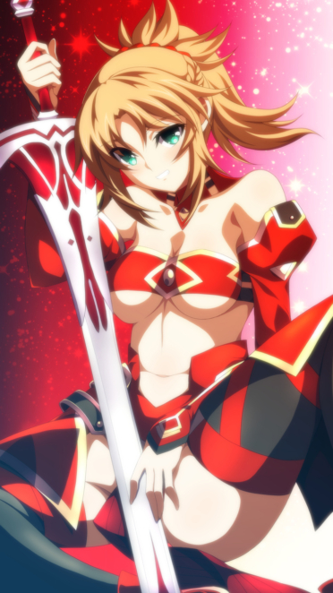 Fate Stay Night Fate Apocrypha 赤のセイバー モードレッド Iphone8 750 X 1334 壁紙 Wallpaperboys Com