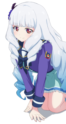 アイカツスターズ！　二階堂ゆず、白銀リリィ　 当選ポストカード アイカツスターズ！ 二階堂ゆず、白銀リリィ 当選ポストカード