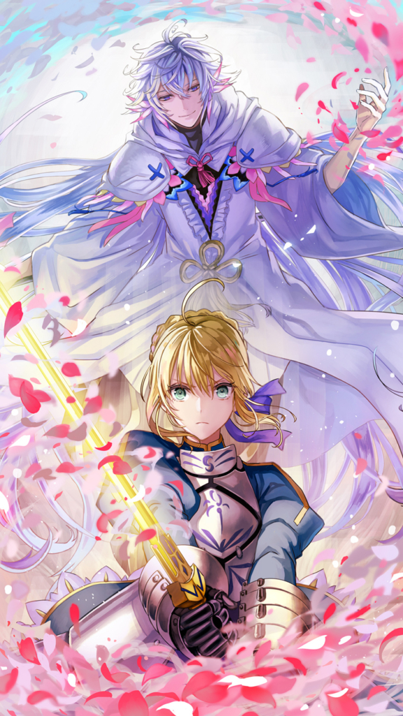 Fate Stay Night Fate Grand Order マーリン Fate Stay Night セイバー Iphone8 750 X 1334 壁紙 Wallpaperboys Com