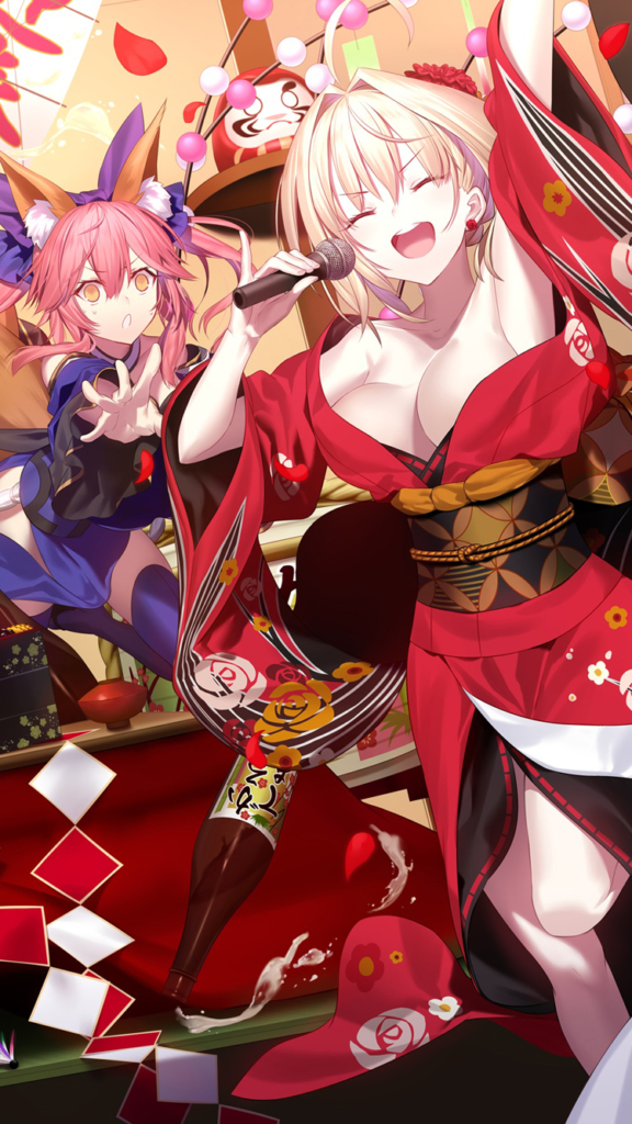 Fate Stay Night Fate Grand Order セイバー ブライド セイバー Fate Extra キャスター Fate Extra Iphone8 750 X 1334 壁紙 Wallpaperboys Com