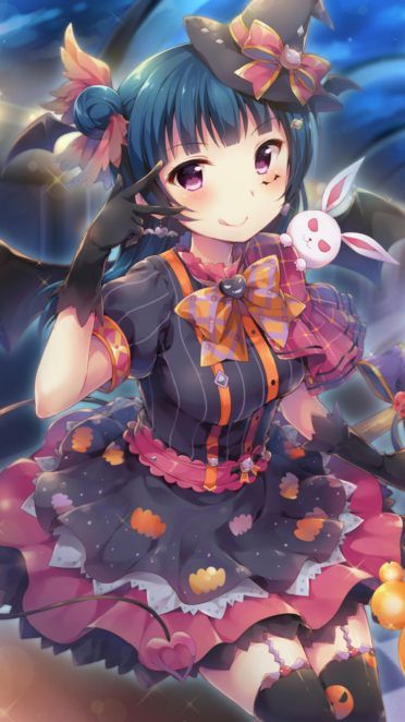 ラブライブ ラブライブ サンシャイン 津島善子 Iphone8 750 1334 壁紙 Wallpaperboys Com