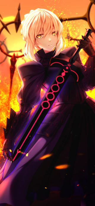Fate Stay Night Fate Grand Order Fate Extra Ccc セイバー セイバーオルタ Iphonex 1125 X 2436 壁紙 Wallpaperboys Com