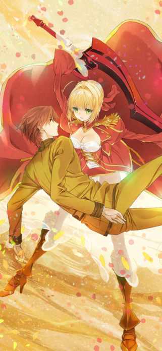 Fate Extra Last Encore Fate Stay Night 岸波白野 セイバー ブライド セイバー Fate Extra Iphonex 1125 X 2436 壁紙 Wallpaperboys Com
