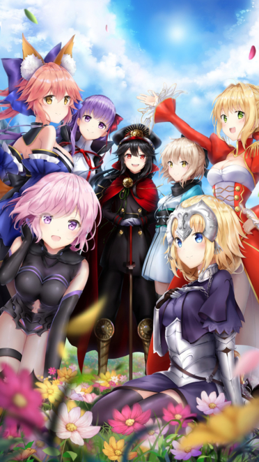 Fate Stay Night Fate Apocrypha Fate Grand Order Fate Extra Ccc キャスター Fate Extra 魔人アーチャー ジャンヌ ダルク Fate Apocrypha セイバー ブライド セイバー Fate Extra 桜セイバー マシュ キリエライト Iphone8 750 X 1334 壁紙