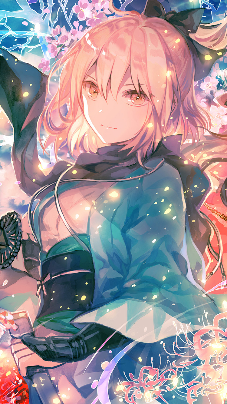 Fate Grand Order Fate Stay Night 桜セイバー Iphone8 750 X 1334 壁紙 Wallpaperboys Com