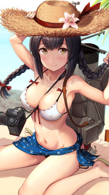 艦隊これくしょん 艦これ 磯波 Iphone8 750 X 1334 壁紙 Wallpaperboys Com